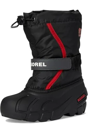 sorel Flurry Boot Schneestiefel, Black/Bright Red 2024, 26 EU