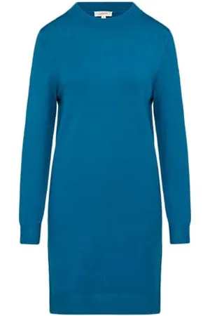 QS by s.Oliver Strickkleid mit Crewneck