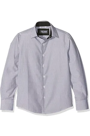 G.O.L. Jungen Hemd mit Eton-Kragen, Blau (Black 2), 170