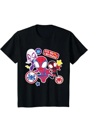 Marvel Kinder Spidey and His Amazing Friends It’s My Birthday T-Shirt