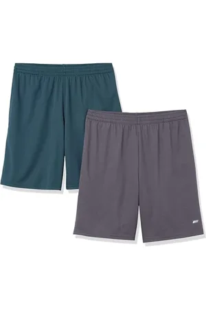 Amazon Herren Weit geschnittene Performance-Funktionsshorts (erhältlich in Big & Tall), 2er-Pack, , XXL