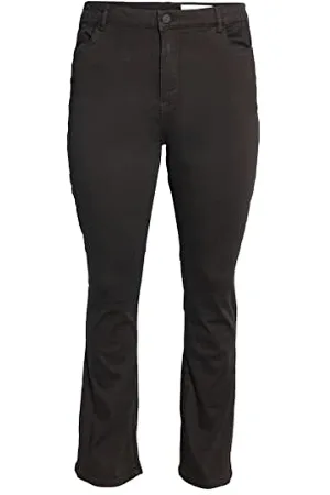 Noisy May Damen Nmsallie Hw Flr Vi023bl Curve Noos Jeans Stretch, , 48W 32L EU