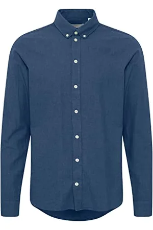 Casual Friday CFAnton LS BD fil a fil Shirt Herren Freizeithemd Hemd Button-Down-Kragen Hochwertige Baumwoll-Qualität, Größe:2XL, Farbe: