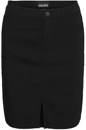 Pieces® Damen Pcskin Hw Slim Short Skirt Noos Bc Cp, , XL
