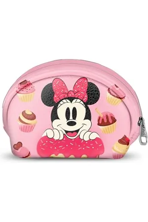 Disney Minnie Maus Muffin-Casual Oval Geldbörse, Rosa, 12 x 9 cm