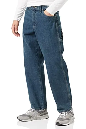 Dickies Herren, Denim-Utility-Jeans, legere Passform, GETÖNTES HERITAGE-KHAKI, 38W / 32L
