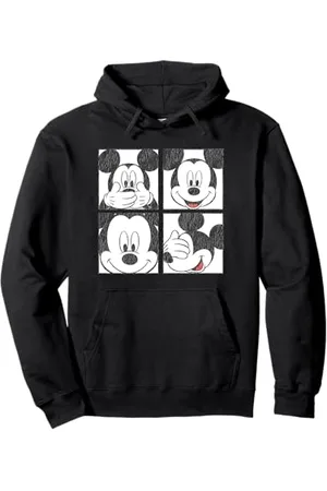 Disney Mickey Mouse Box Faces Pullover Hoodie