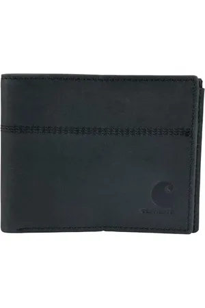 Carhartt Herren Lässige Sattelleder, erhältlich in verschiedenen Stilen und Farben Reise-Geldbörsen, Schwarz (Bifold), Einheitsgröße