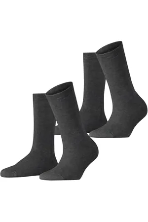 ESPRIT Damen Socken Cloud Multipack W So Baumwolle einfarbig 2 Paar, , 35-38