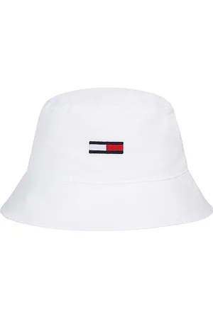 Tommy Hilfiger Tjm Flag Bucket Hat Hüte, Herren, (White), Os