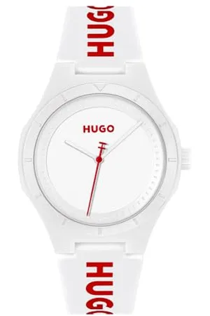 HUGO BOSS Analog Quarzuhr für Herren Kollektion #LIT for HIM mit Silikonarmband Silikonarmband - 1530345
