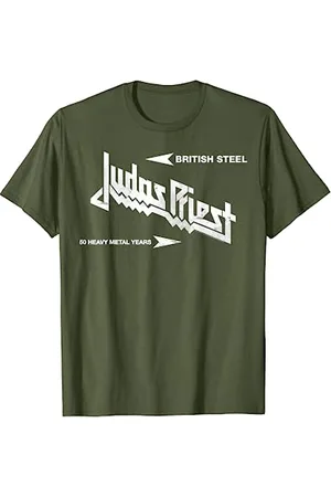 Judas Priest – British Steel Olive T-Shirt