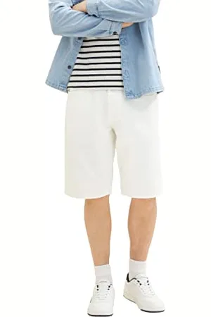 TOM TAILOR Herren 1036290 Bermuda Jeans Shorts, , 34
