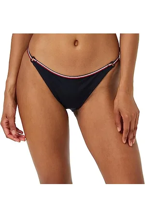 Tommy Hilfiger Damen Bikinihose mit Flaggen Logo, , M