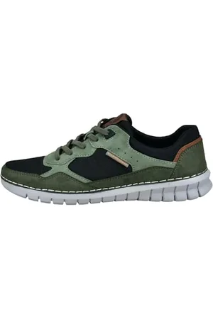 Bugatti 341-AKM02 Herren Schnürer, Green/Black, 44 EU