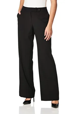 Calvin Klein Damen Straight Leg Lux Pant (Standard & Petite) Lässige Business-Hose, , 40