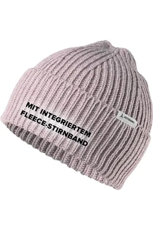 Atomic ALPS Knit Beanie - OSFA - Strickmütze für Herren & Damen - Weiche & atmungsaktive Mützen - Warme Wintermütze aus hautfreundlichem Material - Graue Mütze mit kuscheligem Fleece