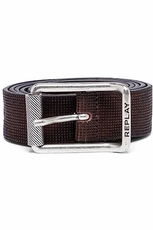 Replay Herren Gürtel aus Leder, (Braun), 100