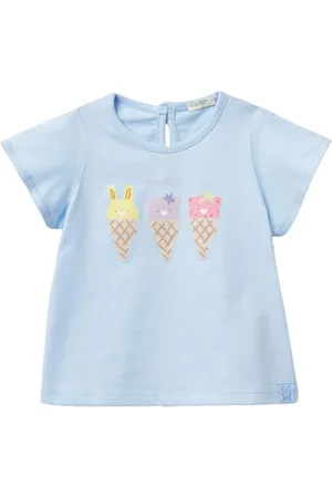 Benetton Baby-Mädchen 3i1xa104y T-Shirt, , 62 cm
