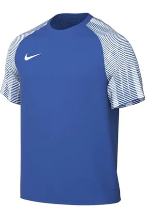 Nike Herren M NK DF Academy JSY SS T-Shirt, blau-weiß, XL