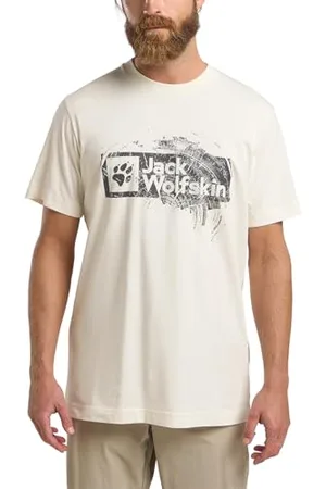 Jack Wolfskin Herren Brand T M T-Shirt, , XXL