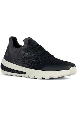 Geox Herren U SPHERICA ACTIF A Sneaker, Black/Anthracite, 39 EU
