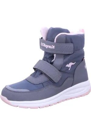 KangaROOS K-PE Nala V RTX Stiefel, Steel Grey/Frost pink, 32 EU
