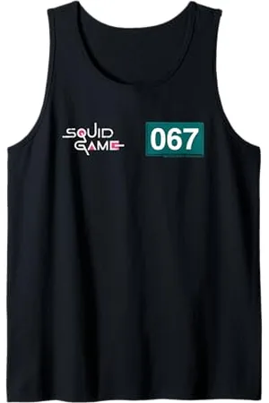 Squid Game 067 Spielernummer mit Logo Tank Top