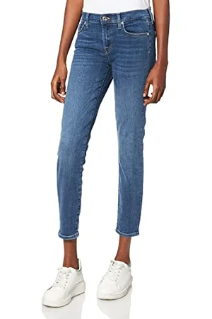 7 for all Mankind Damen The Crop Skinny Jeans, , 31