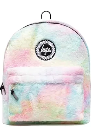 Hype Unisex Pastel Rainbow Fur Rucksack