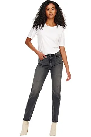 ONLY Damen ONLEMILY Stretch HW ST ANK CRO718 NOOS Hose, , 28/34