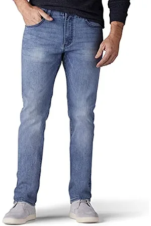 Lee Herren Extreme Motion Slim Straight Jeans, , 34W / 30L