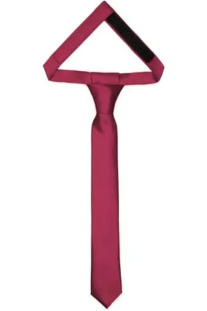 Ladeheid Kinder Krawatte für Jungen - Eleganter glänzender Look, Vorgebunden mit einem Klettverschluß, Perfekt für besondere Anlässe - Stilvolle Ansteckkrawatte TKS (31cm x 4cm, )