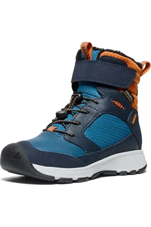 Keen Skua Winter Wasserdicht Schneestiefel, Sky Captain/Gold Flame, 34 EU