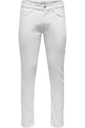 Only & Sons ONSLOOM Slim ONE White 6529 CRO DNM NOOS