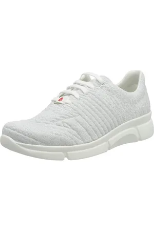 Berkemann Damen Pinar Sneaker, Weiß (Weiß/Silber/Lurex 104), 42 EU
