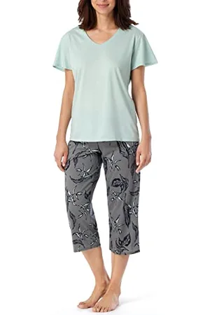 Schiesser Damen Schlafanzug Set 3/4 lang kurz Baumwolle Modal - Nightwear