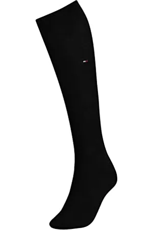 Tommy Hilfiger Damen Matt Fein Kniestrümpfe TH WOMEN 98% COTTON KNEEHIGH 1P 443030001, Gr. 35/38, (Black 200)