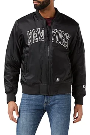 STARTER BLACK LABEL Herren Starter New York Bomber Jacket S Black