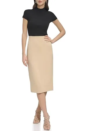 DKNY Damen Pull On Pencil Skirt, , M EU