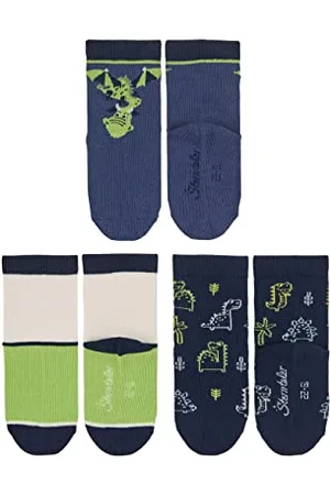 Sterntaler Baby-Jungen 3er-Pack Drache/Dinos Söckchen, , 17/18