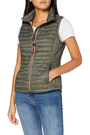 Camel Active Damen kurze leichte Steppweste mit elastischen Bündchen womenswear-34