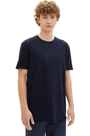 TOM TAILOR Herren Basic Crew-Neck T-Shirt, , M