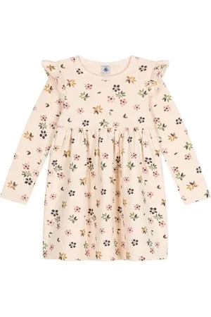 Petit Bateau A0BFD Langarmkleid Mädchen 12 Jahre