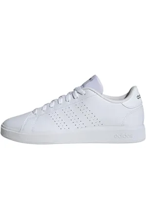 adidas Herren Advantage Base 2.0 Shoes Schuhe, Cloud White/Collegiate Green, 36 2/3 EU