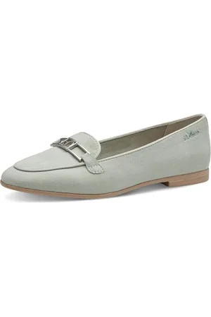 QS by s.Oliver Damen Slipper Elegant Leicht, Grün , 37 EU