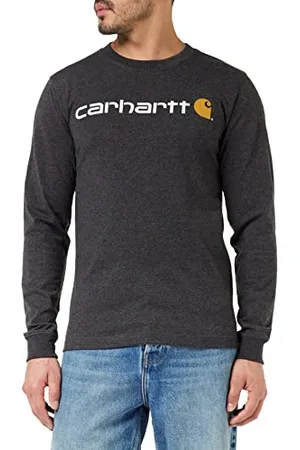 Carhartt Herren, Lockeres, schweres, langärmliges T-Shirt mit Logo-Grafik, , XL