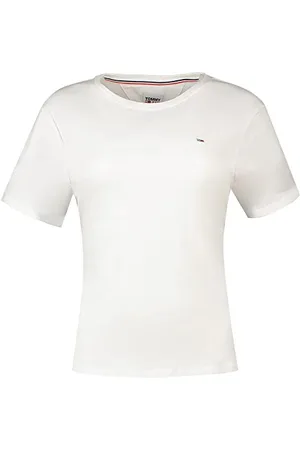 Tommy Hilfiger Tjw Soft Jersey Tee Kurzarm Strickoberteile, Damen, (White), S