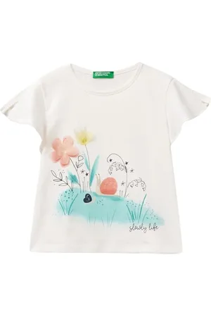 Benetton Mädchen 3096g10en T-Shirt, , 1 Jahr