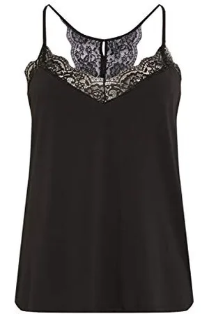 VERO MODA Curve Damen Vmana S/L Blonde Top Ga Curve T Shirt, , 48-50 EU